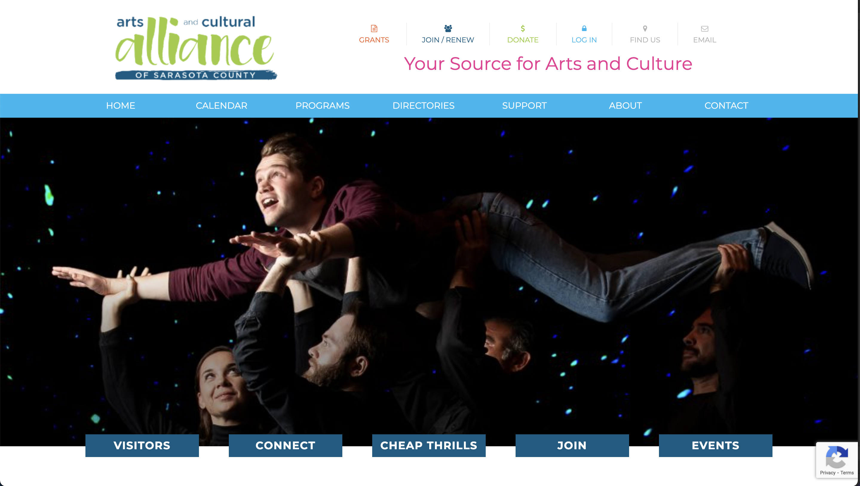 sarasotaarts homepage